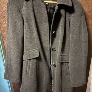 London Fog Women's Gray Pea Coat